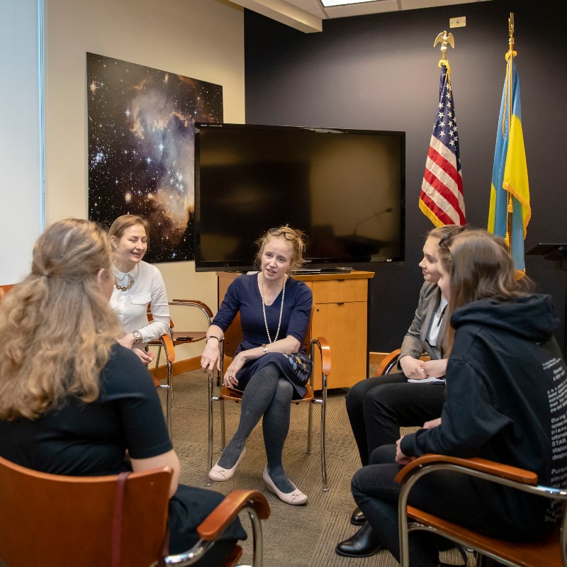 The STEM is FEM Girls Attended the U.S. Embassy in Ukraine 